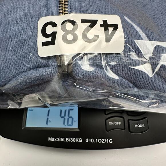 Faherty Sweatshirt Mens Large Faded Navy Charleston Full Zip Hoodie Terry Comfy - Picture 13 of 13